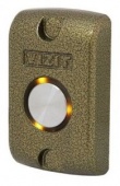 Врезная бесконтактная кнопка металлическая с подсветкой EXIT 500М